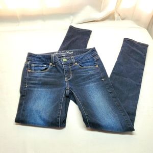 American Eagle Skinny Jeans Size 4 Dark Wash EUC